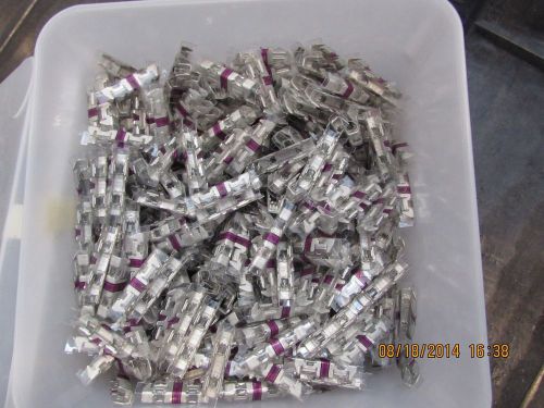 Tyco amp 61226-2 purple picabond connectors- lot of  60 pieces- new- 2 available for sale