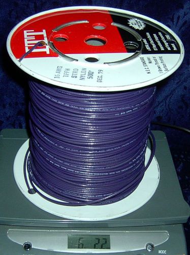 About 410&#039; 16 gauge stranded purple wire 410 feet 16awg 16 awg for sale