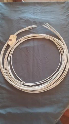 12awg White THHN wire - 6pcs cut into 10ft lengths - Stripped 1/2&#034; at ends -