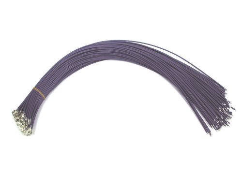 100pc VH 3.96mm pin with Wire 18AWG 1007 VW-1 80°C FT-1 90°C UL CSA L=45cm Purple