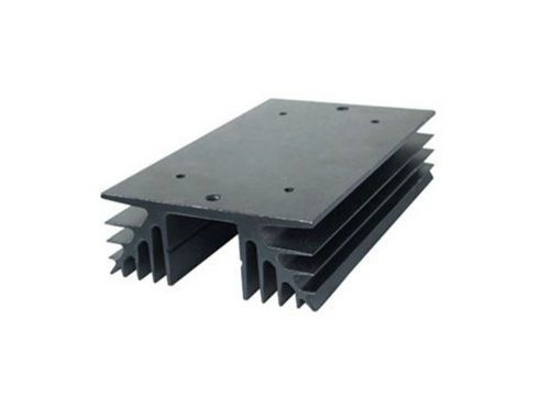 1 pcs 150*100*80mm aluminum heatsink black for single phase solid state relay for sale