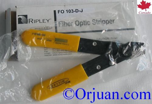 Ripley miller dual hole fiber optic stripper fo 103-d-j strip 250 from 125 micro for sale