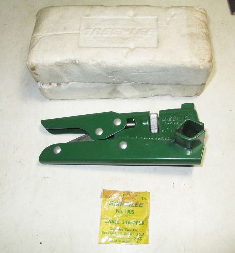 New greenlee # 1905 cable stripper - 1/0 - 1000 kcmil (mcm) for sale