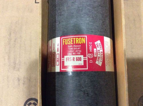 Fusetron FRS-R-600 600 volt time delay current limiting RK5 fuse