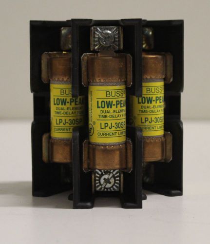 BUSS JP60030-3PRA 30A-600V 60C/75C WIRE PLUS 3- LPJ-30SP FUSES