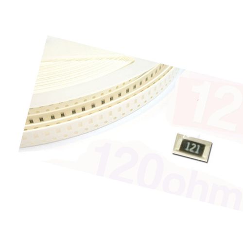 1000 x smd smt 0805 chip resistors surface mount 120r 120ohm 121 +/-5% rohs for sale