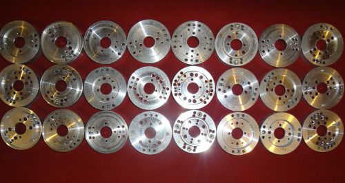 (24) aluminum vcr head heat sinks or small alien ship disk games...your creation for sale