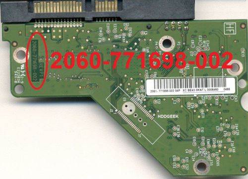 Wd 1tb wd10eads-114bb1 2061-771698-702 2060-771698-002 rev p2 pcb +fw for sale