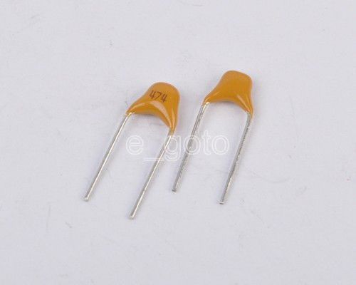 5pcs  monolithic ceramic chip capacitor 0.47uf 470nf 474 50v for sale