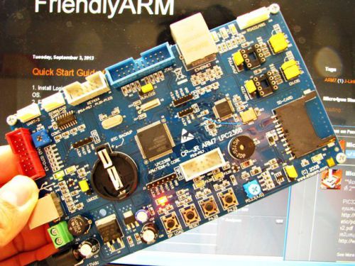 New ARM7 NXP LPC2368 Development Board 512kB 72MHz ARM JTAG USB Ethernet LAN