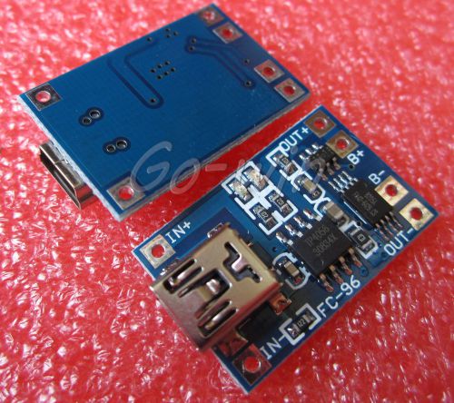 2pcs 5v mini usb 1a lithium battery charging + protection module for sale