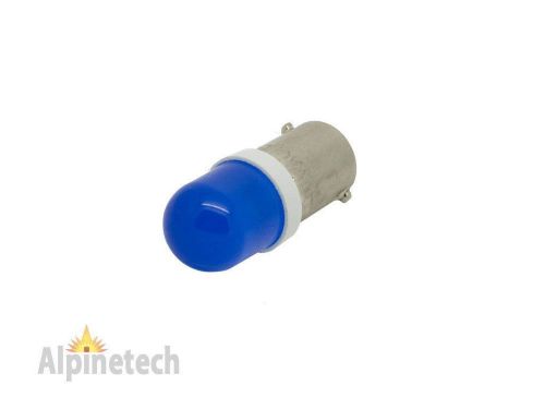 2 x Alpinetech Blue 9mm BA9s 120V LED Replacement Bulbs Lamps for Pilot Light