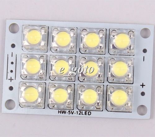 5V White LED Panel Board 12 Piranha LED Energy Saving Panel Light 3.3-5V 200mA