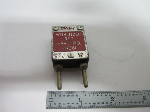 Wurlitzer jukebox bliley quartz crystal frequency control bin#j6-33 for sale