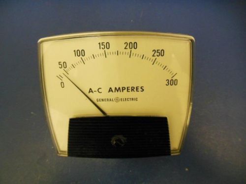 GE 171 A-C AMPERES Panel Meter 0-300 Amps.