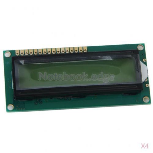 4x LCD Module 16 x 1 Character Display Screen w/ Built-in Controller IC KS0066U