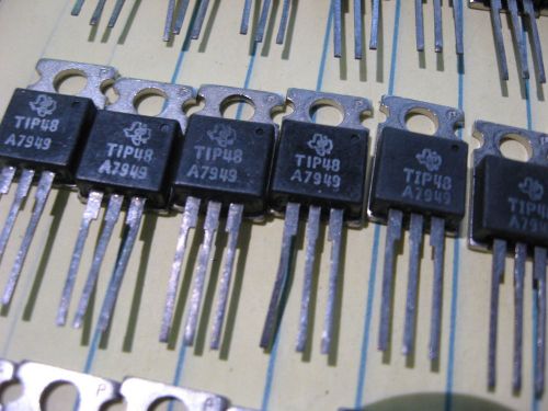 Lot of 15 Texas Instruments TIP48 NPN Silicon Power Transistors - NOS