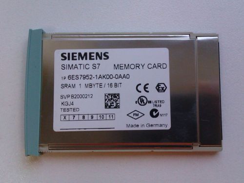 Siemens memory card 6ES7 952-1AK00-0AA0