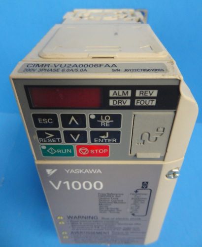 1hp yaskawa electric cimrvu2a0006faa v1000inverter variable frequency drive z394 for sale