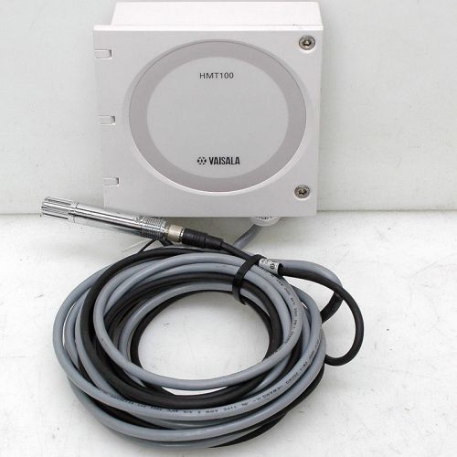 Vaisala hmt100 humidity &amp; temperature transmitter w/hmp100 probe b02a1x1a3a1ab00 for sale