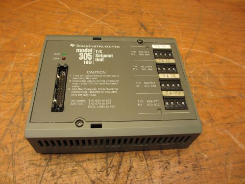 Texas Instruments Model 305 10D T/C Setpoint Unit 1OD