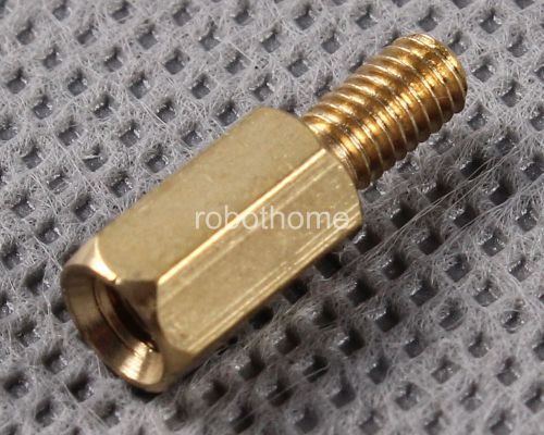 25pcs m3 male 6mm x m3 female 8mm m3 8+6 brass standoff spacer brand new for sale