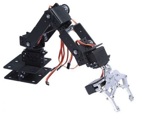 Robot Arm Clamp Set 6 DOF, Robotics Arm with claw With Servos Arduino US SELLER