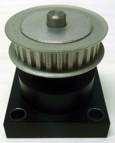 Robotics belt idler pulley bearing block assembly automation mount large gear for sale