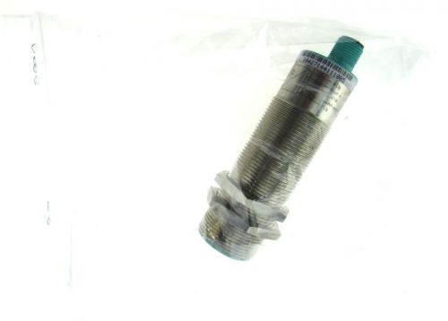 Pepperl  fuchs silver tone ultrasonic sensor p/n:097967s model ub50-30gm-e5-v15 for sale