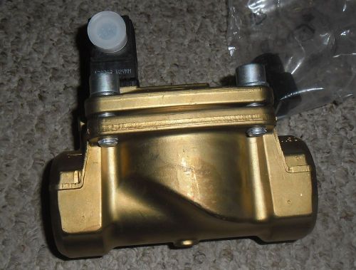 Burkert 5281a 2&#034; fnpt brass 24 vdc solenoid valve 00456884 for sale