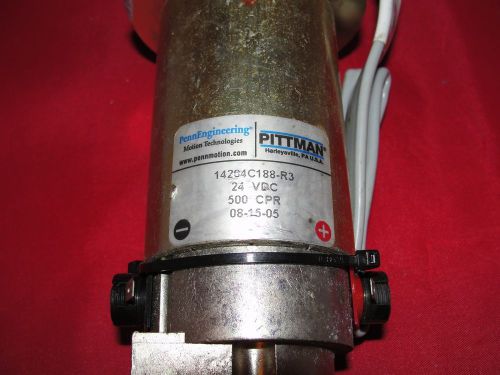 Ametek pittman 14204c188-r3 24 vdc motor with harmonic drive gearbox for sale