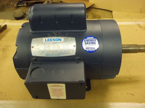 Leeson 1 HP motor multi-voltage single phase