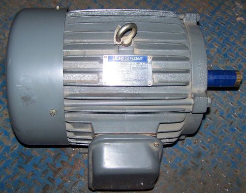 Leland Faraday 7 1/2 HP 3 PH 208 - 230 / 460V Electric Motor