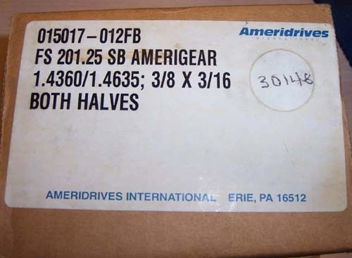 Ameridrives stainless flexible coupling gear complete fs 201.25 *new* free ship! for sale
