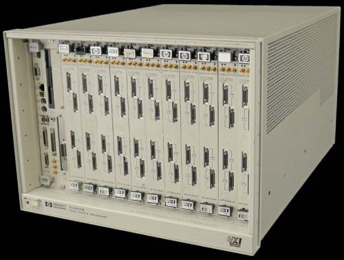 HP Agilent E1401B 13-Slot Mainframe Modular Power Supply +E1432A &amp; VXIpc-850