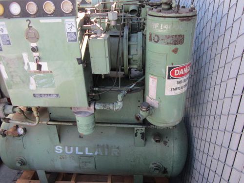 Sullair 10-25 rotary screw air compressor 25 hp for sale