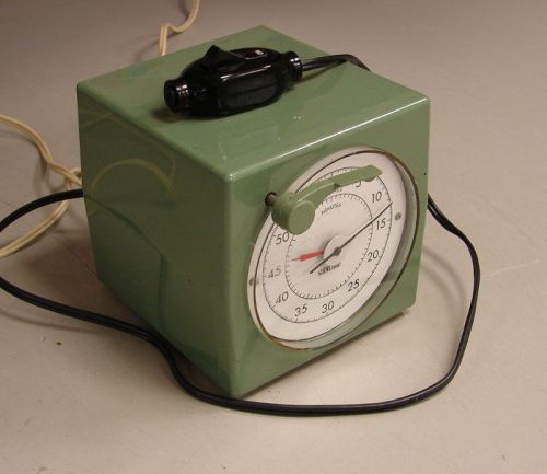 Standard electric time corp s-60 lab timer 60sec. 60min w/remote switch tested for sale