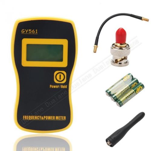 GY561 Portable Frequency Counter Tester + Power Meter for Two-Way Radio Yellow