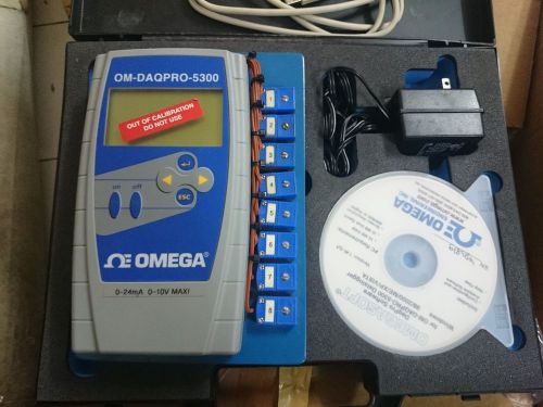 Omega (om-daqpro-5300) portable handheld 8 channel data logger for sale