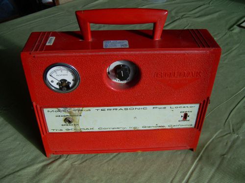 Vintage goldak terrasonic pipe locator for sale