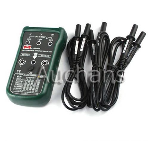 Brand new useful mastech ms5900 motor 3-phase rotation indicator meter exellent! for sale