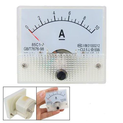 85c1 dc 0-10a rectangle analog panel ammeter gauge gift for sale