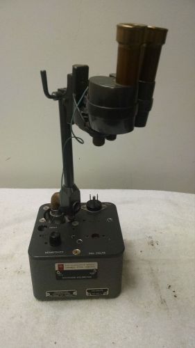 General Radio Company Type 874-VI Voltmeter transformed into a stereo microscope
