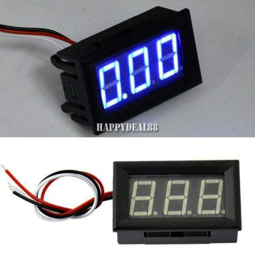 DC 0-100V Voltmeter LED Panel 3-Digital Display Volt Voltage Meter Motor HD23L