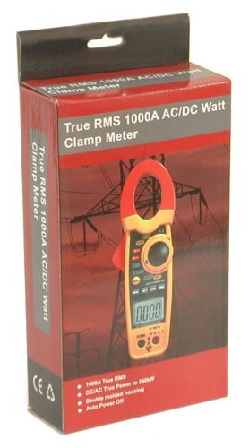 Dt-3348 240kw 1k amp clamp-on ac/dc current voltage watt frequency ohm meter new for sale