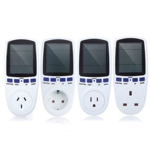 Power watt voltage amps meter power electricity usage monitor track us plug hot for sale