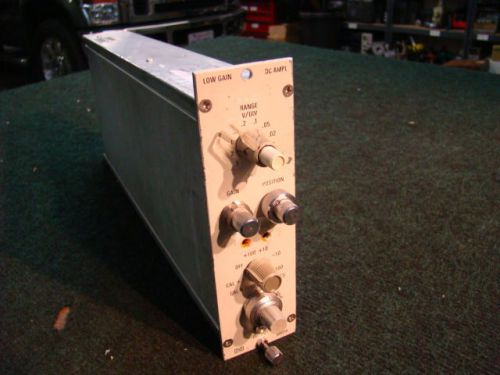 HP Hewlett Packard / Agilent 8801A Low Gain DC Amplifier Plug-in Module