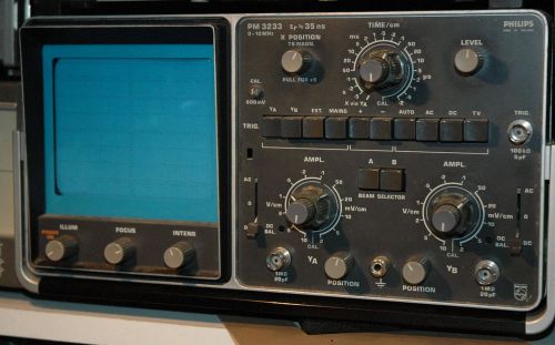 Analog philips  oscilloscope pm3233  less than 60mhz, mpn 3233, pm 3233 for sale