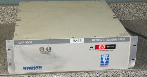 Radian lap-3000 receiver/modulator  -wind profiler? for sale