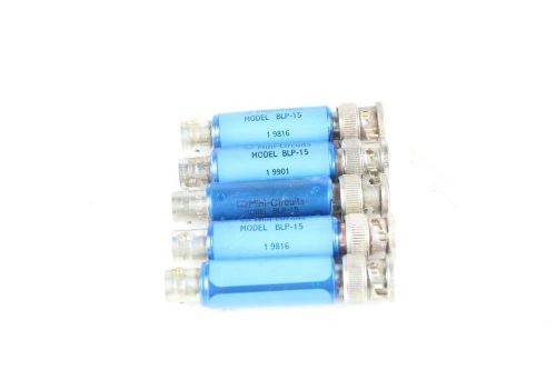 LOT OF 5 Mini-Circuit BLP-15, Low Pass Filter, BNC